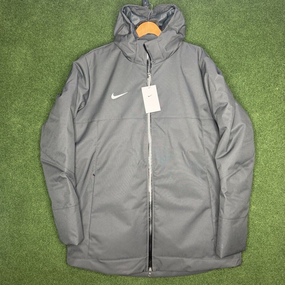 Sz L Nike 550 Team Storm-FIT Down-Fill Parka Jacket Hooded Men's DJ6526-060